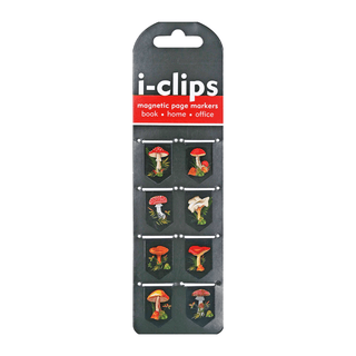 i - clips Magnetiska bokmÀrken - Mushrooms frÄn Peter Pauper Press - Bild syns bokmÀrken med fina svampar - Tidformera