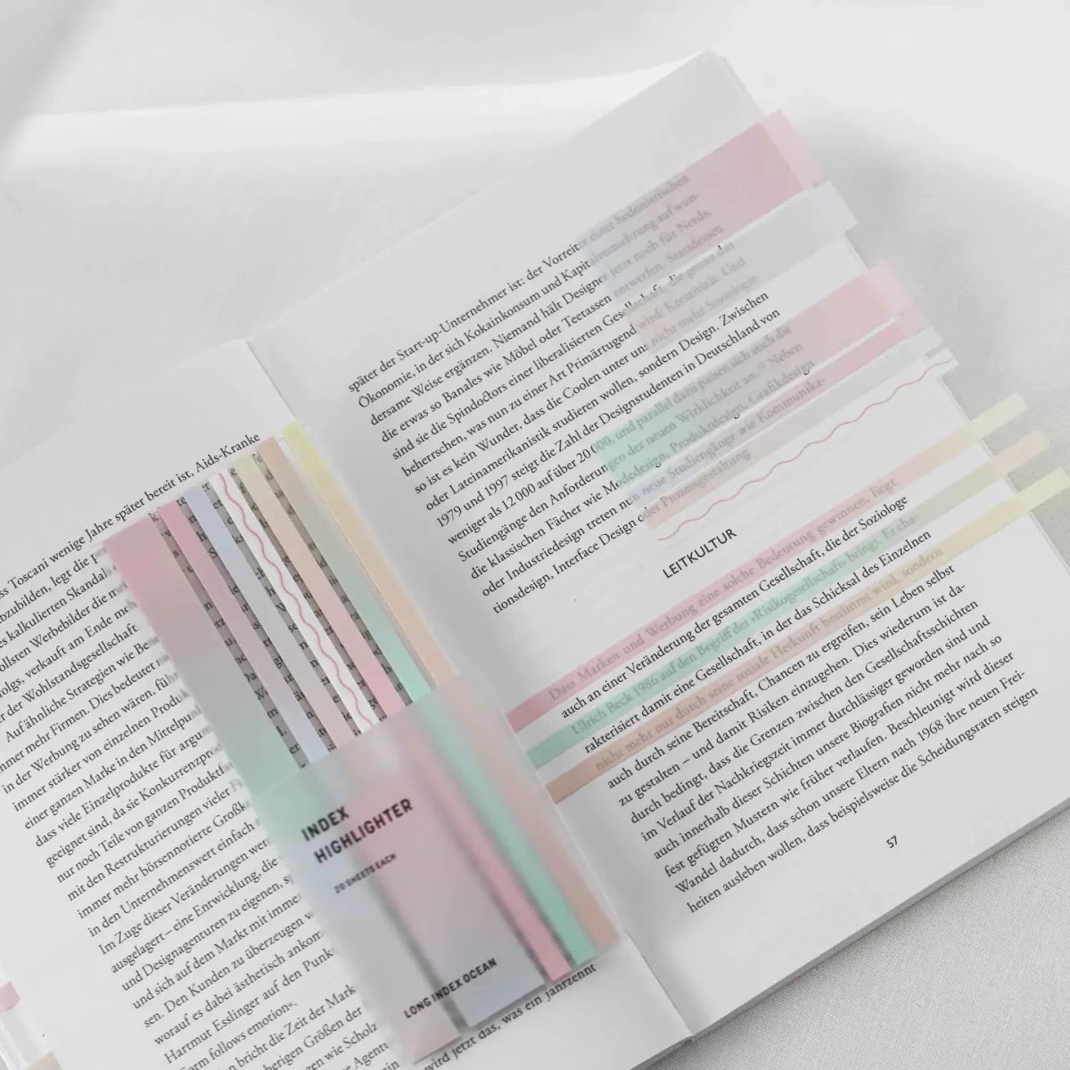 Index Highlighter Sticky notes - Peach Yellow - 2 - Ordinate - Tidformera