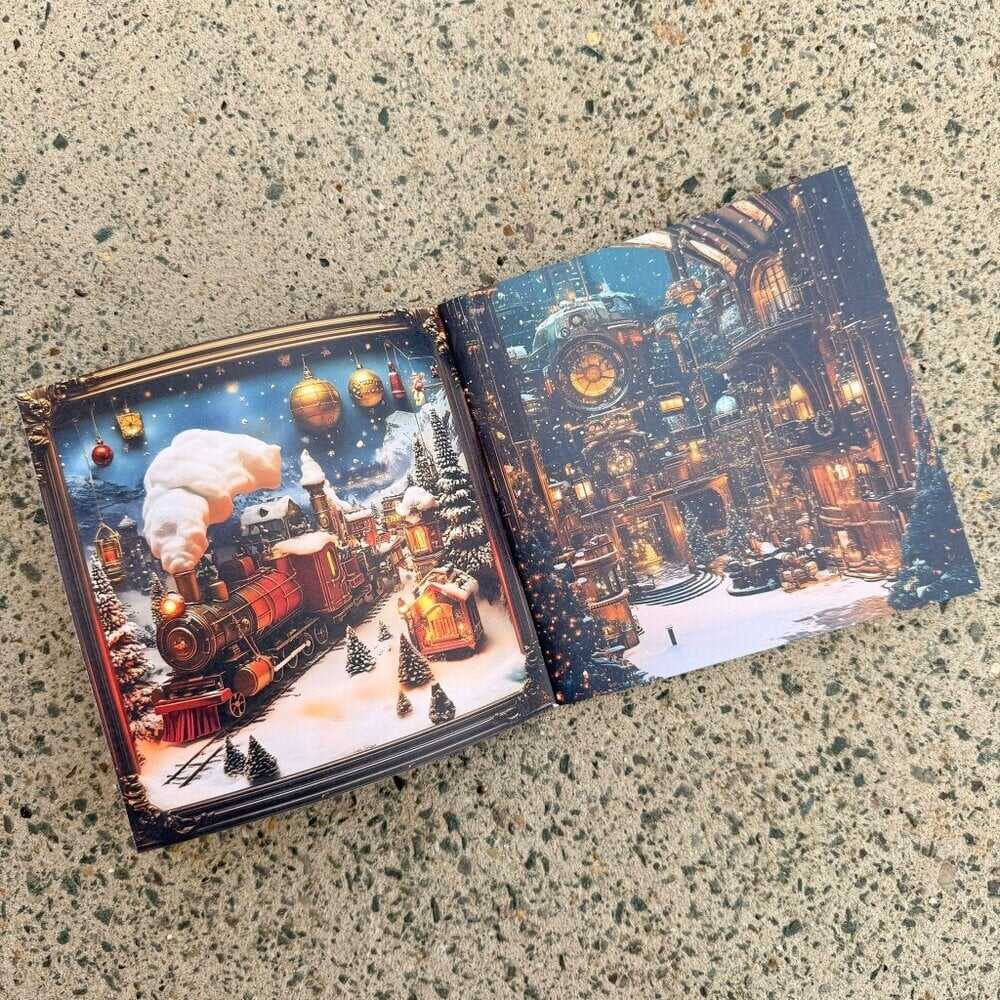 Pappersbok - 15 x 15 - Steampunk Winterfest