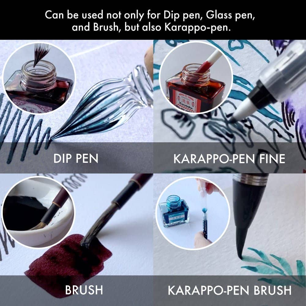 Ink café MEIJI NO IRO - EBICHA - 5 - ZIG Kuretake - Tidformera