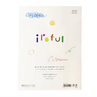 Iroful Loose Sheets Plain - A4 - Ivory White - 1 - Sakae TP - Tidformera