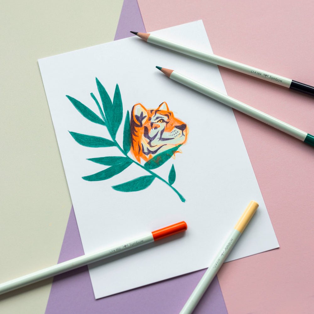 Irojiten Färgpennor 10 - pack Vol. 2 Vivid tone 1 - 4 - Tombow - Tidformera