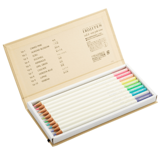 Irojiten Färgpennor 10 - pack Vol. 8 Very pale tone - 1 - Tombow - Tidformera