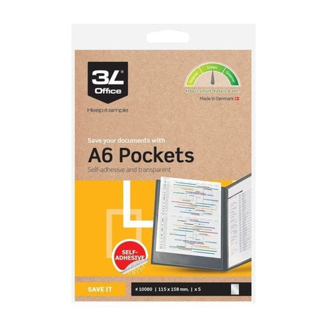 Istoppsfickor A6 Pockets - 2 - 3L - Office - Tidformera