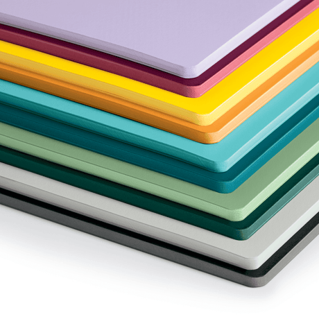 Jottbook Double Skrivhäften Dotted 2 - pack A5 Lemon/Rising Sun - 2 - Leuchtturm1917 - Tidformera