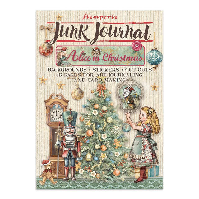 Junk Journal - Alice in Christmas - 1 - Stamperia - Tidformera