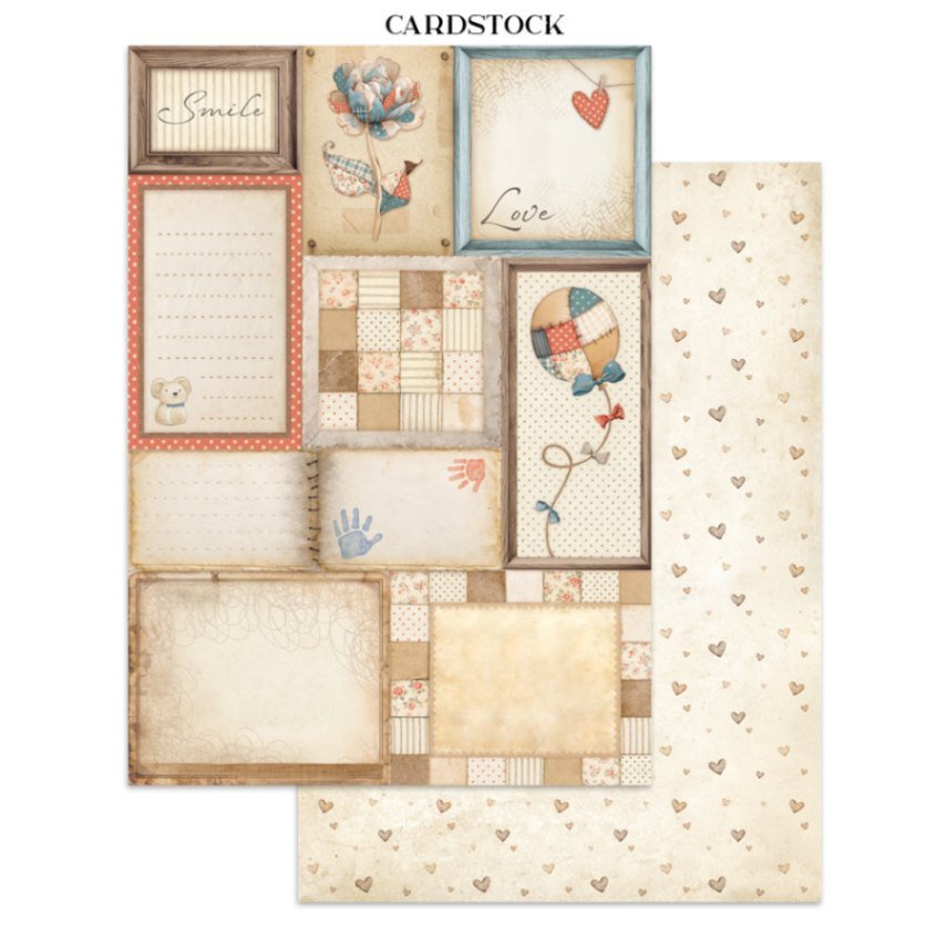 Junk Journal - Baby - 16 - Stamperia - Tidformera