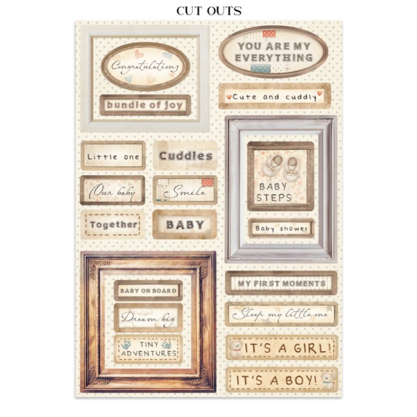 Junk Journal - Baby - 6 - Stamperia - Tidformera