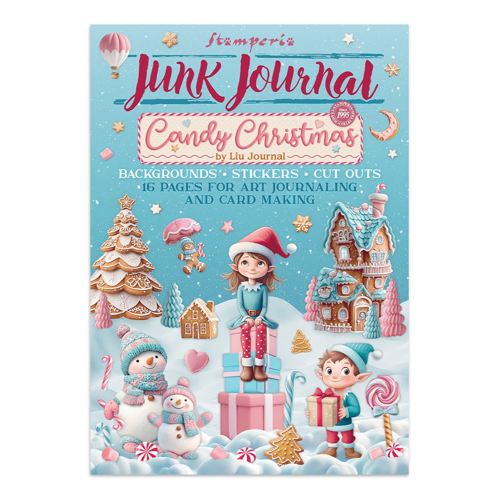 Junk Journal - Candy Christmas - 1 - Stamperia - Tidformera