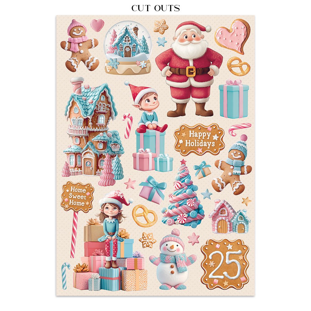 Junk Journal - Candy Christmas - 11 - Stamperia - Tidformera