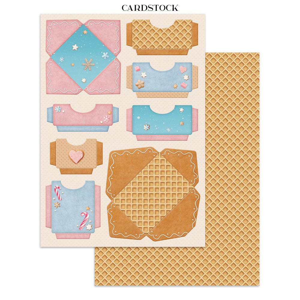 Junk Journal - Candy Christmas - 13 - Stamperia - Tidformera