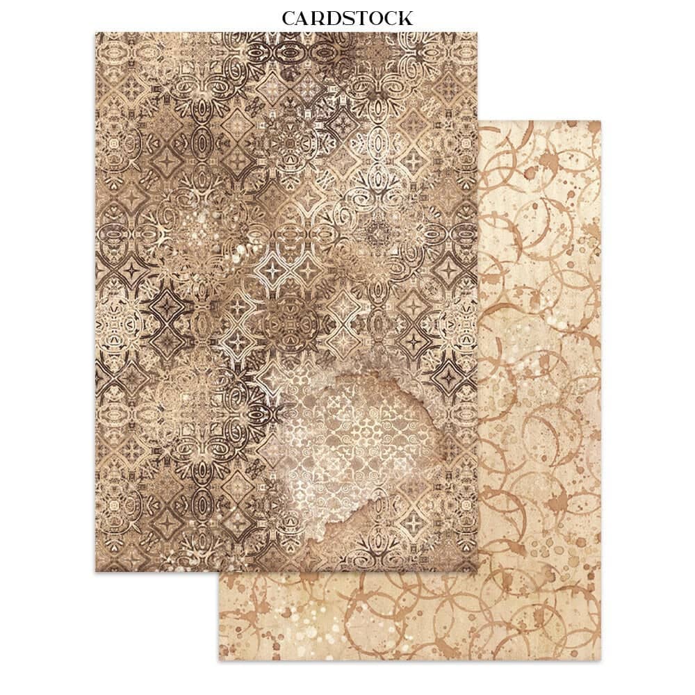 Junk Journal - Coffee and Chocolate - 8 - Stamperia - Tidformera