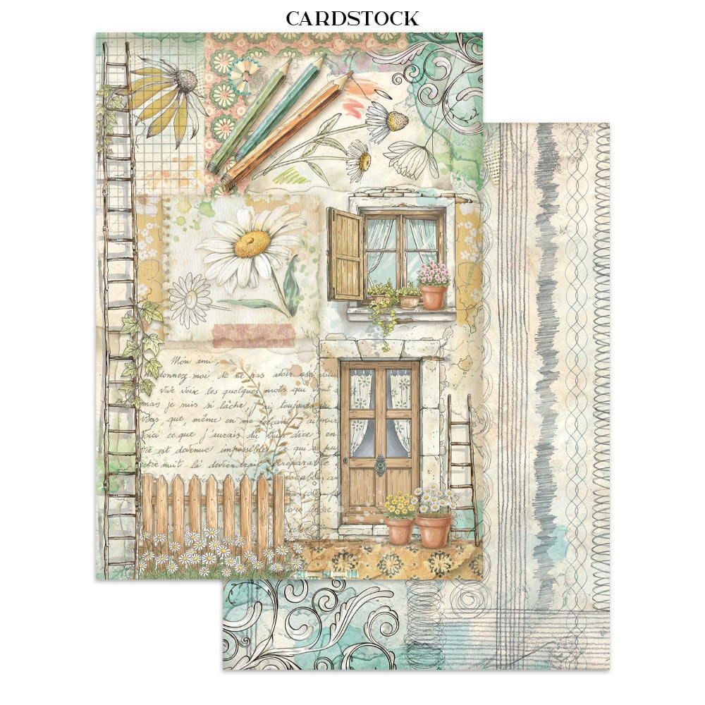 Junk Journal - Daisy Art - 9 - Stamperia - Tidformera