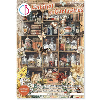 Junk Journal & Ephemera book - Cabinet of Curiosities - 1 - Ciao Bella - Tidformera