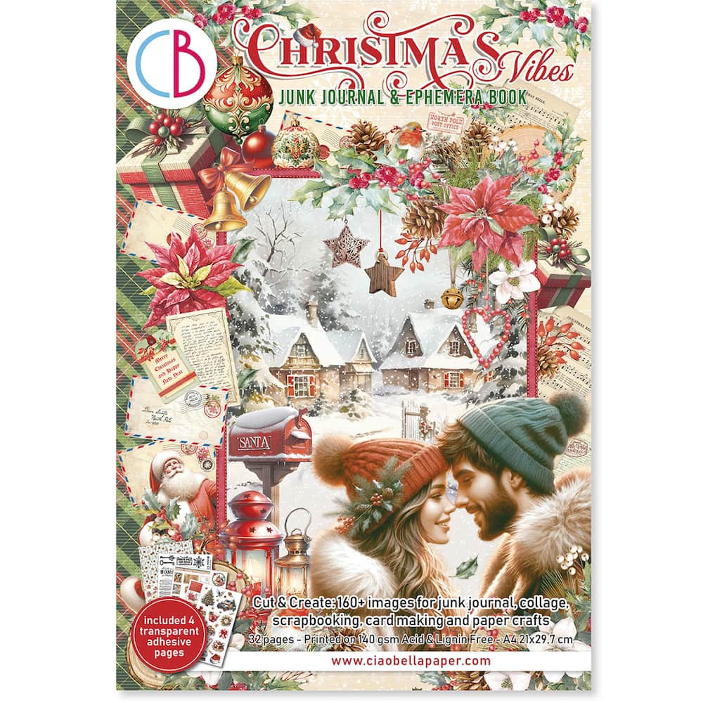 Junk Journal & Ephemera book - Christmas Vibes - 1 - Ciao Bella - Tidformera