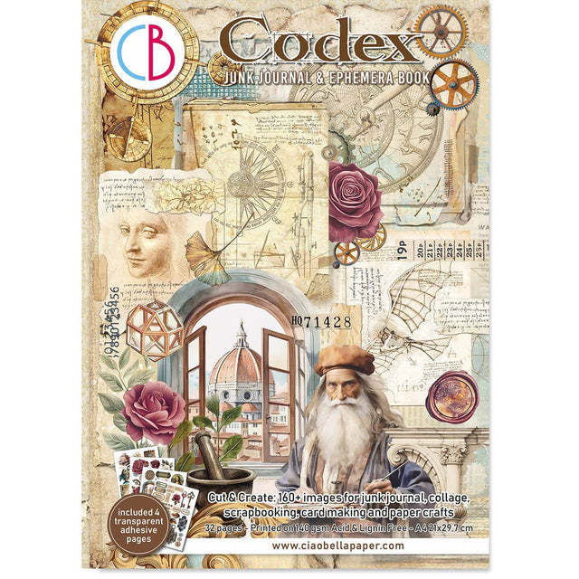 Junk Journal & Ephemera book - Codex - 1 - Ciao Bella - Tidformera