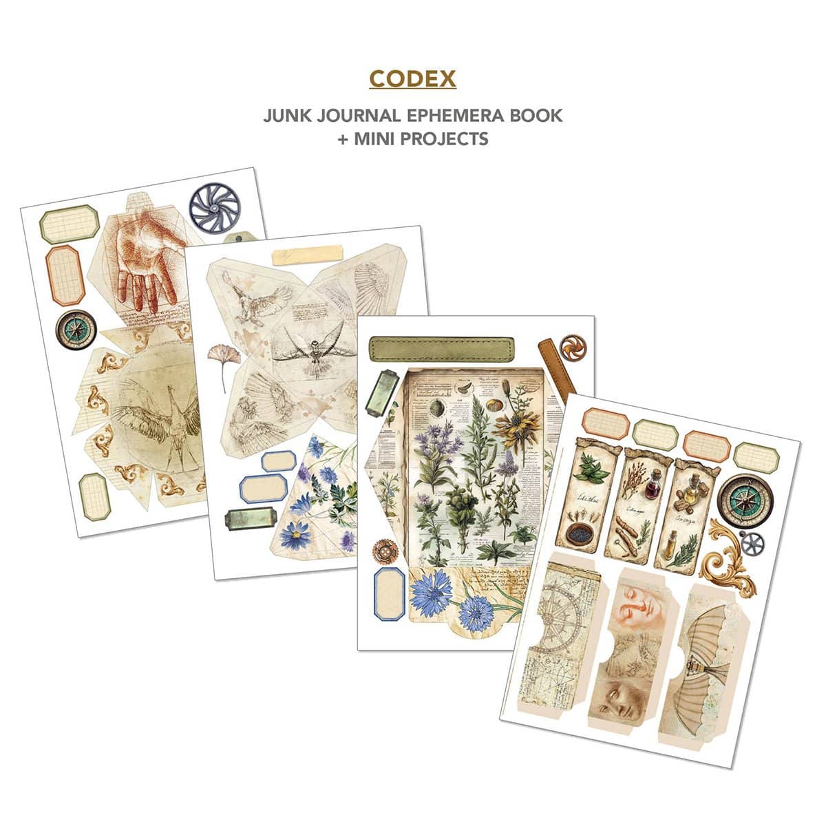 Junk Journal & Ephemera book - Codex - 6 - Ciao Bella - Tidformera