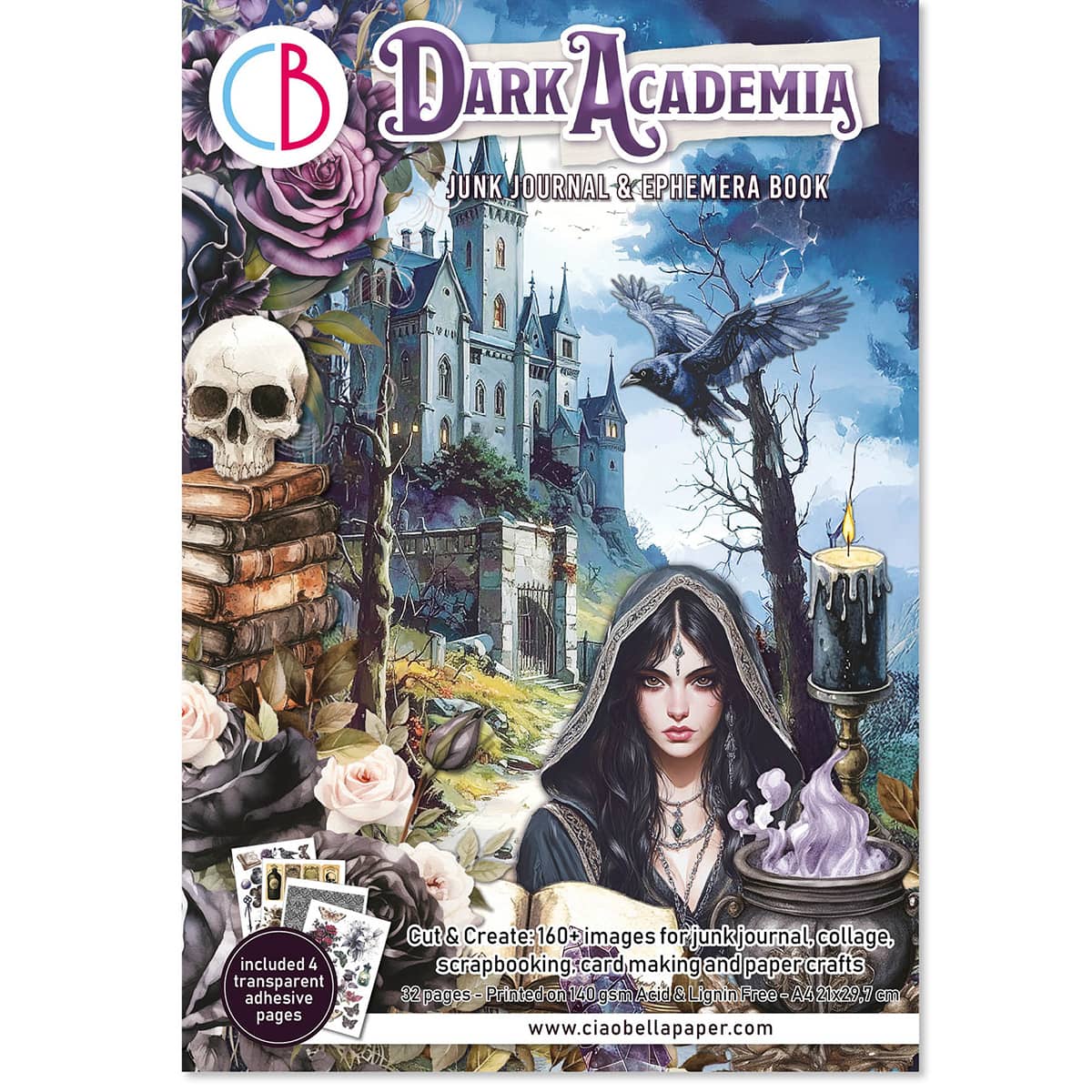 Junk Journal & Ephemera book - Dark Academia - 1 - Ciao Bella - Tidformera