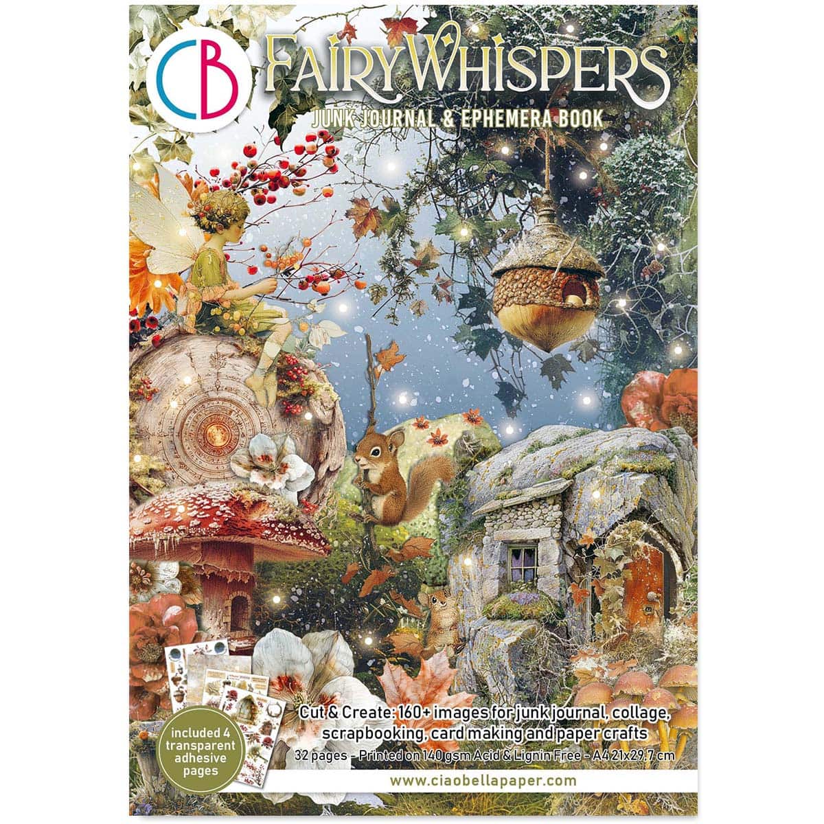 Junk Journal & Ephemera book - Fairy Whispers - 1 - Ciao Bella - Tidformera