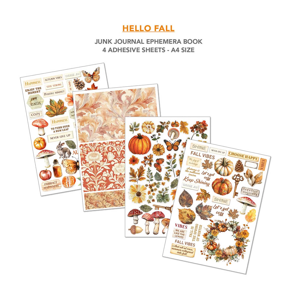 Junk Journal & Ephemera book - Hello Fall - 5 - Ciao Bella - Tidformera