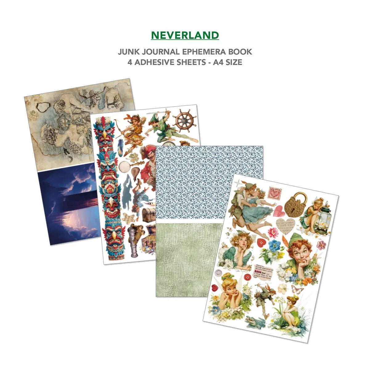 Junk Journal & Ephemera book - Neverland - 5 - Ciao Bella - Tidformera
