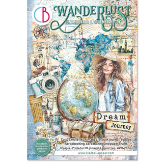 Junk Journal & Ephemera book - Wanderlust - 1 - Ciao Bella - Tidformera