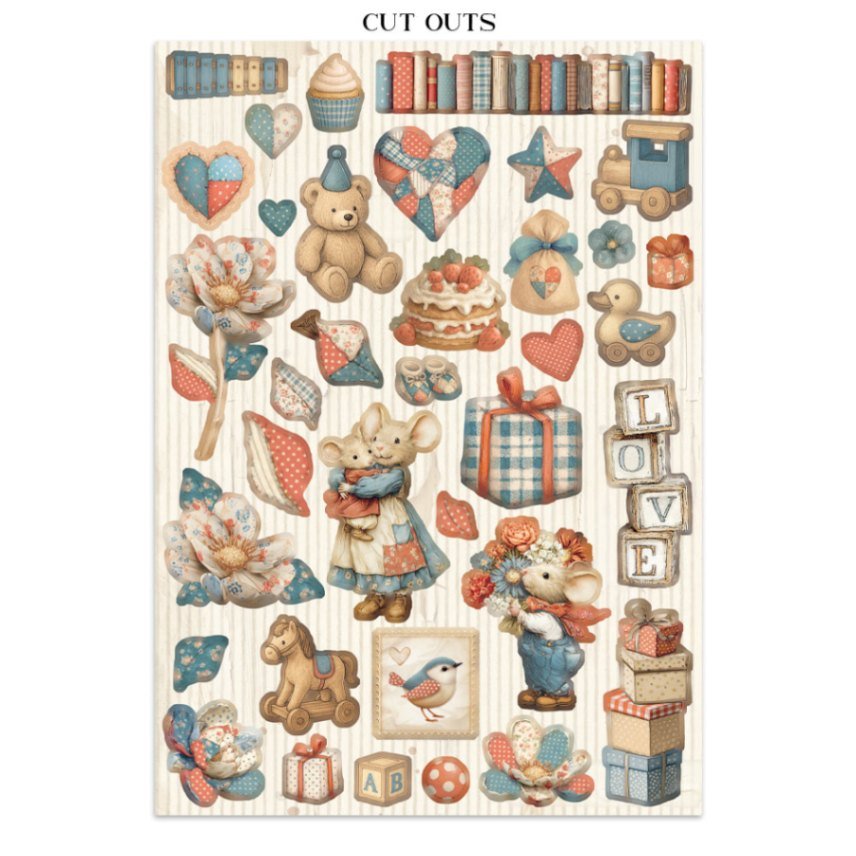 Junk Journal - Family - 14 - Stamperia - Tidformera