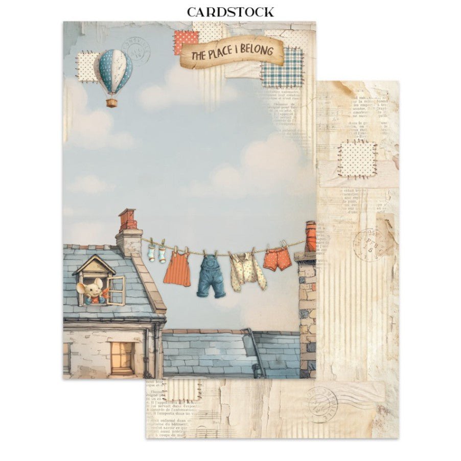 Junk Journal - Family - 6 - Stamperia - Tidformera