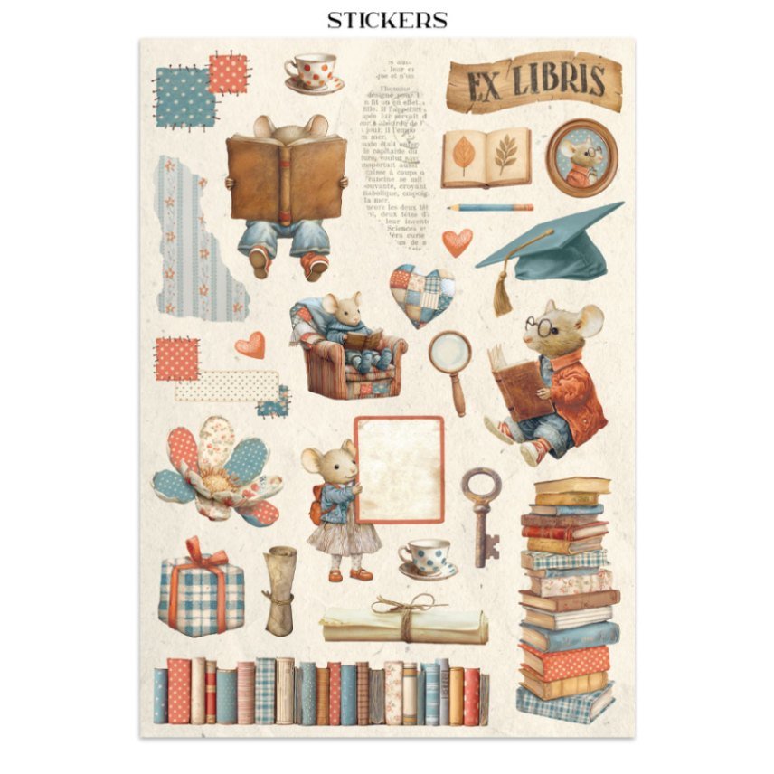 Junk Journal - Family - 18 - Stamperia - Tidformera