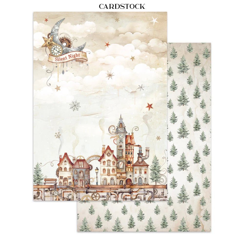 Junk Journal - Gear up for Christmas - 7 - Stamperia - Tidformera