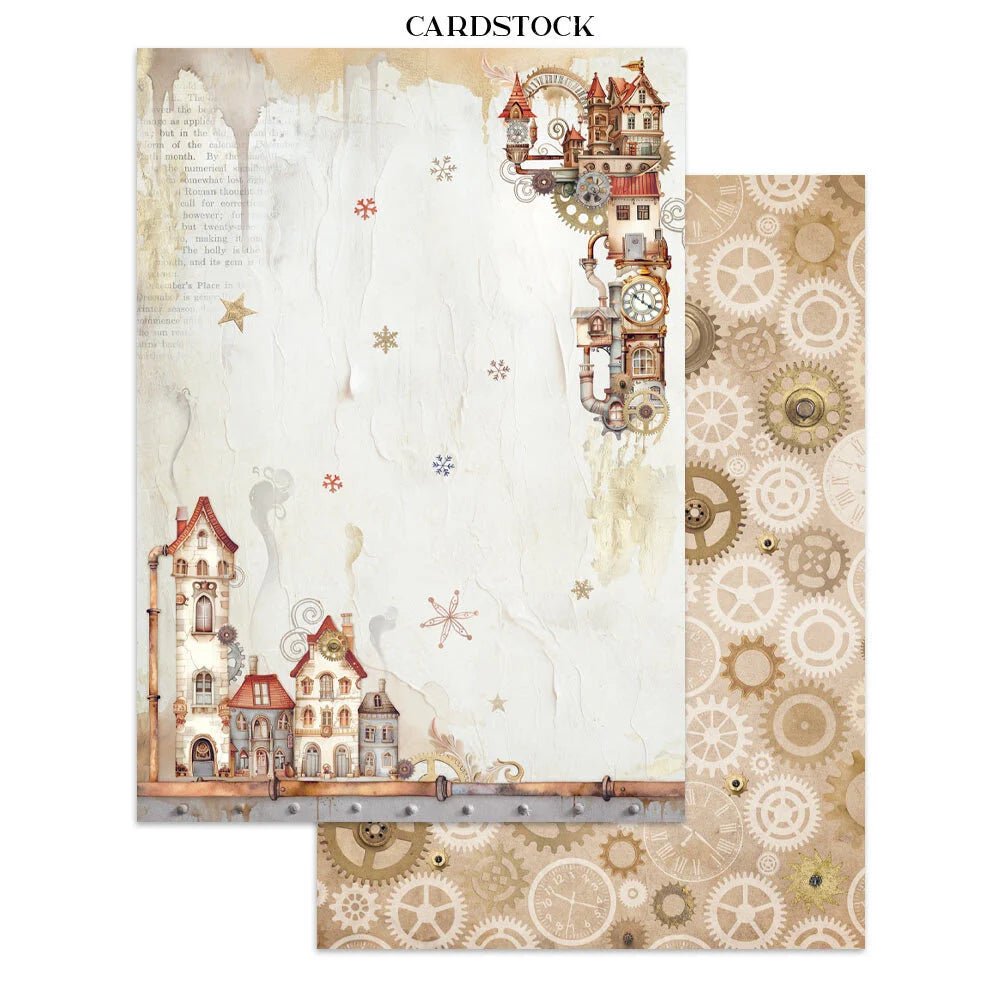 Junk Journal - Gear up for Christmas - 4 - Stamperia - Tidformera