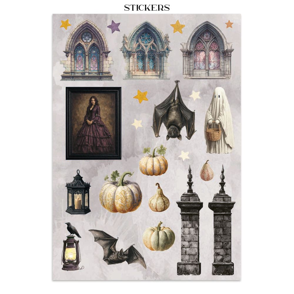 Junk Journal - Halloween - 12 - Stamperia - Tidformera