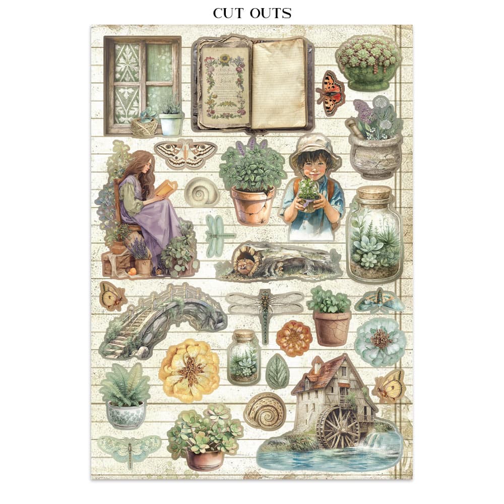 Junk Journal - Herbarium Silvae - 18 - Stamperia - Tidformera