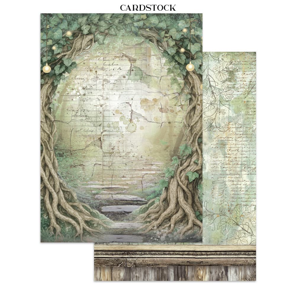 Junk Journal - Herbarium Silvae - 13 - Stamperia - Tidformera