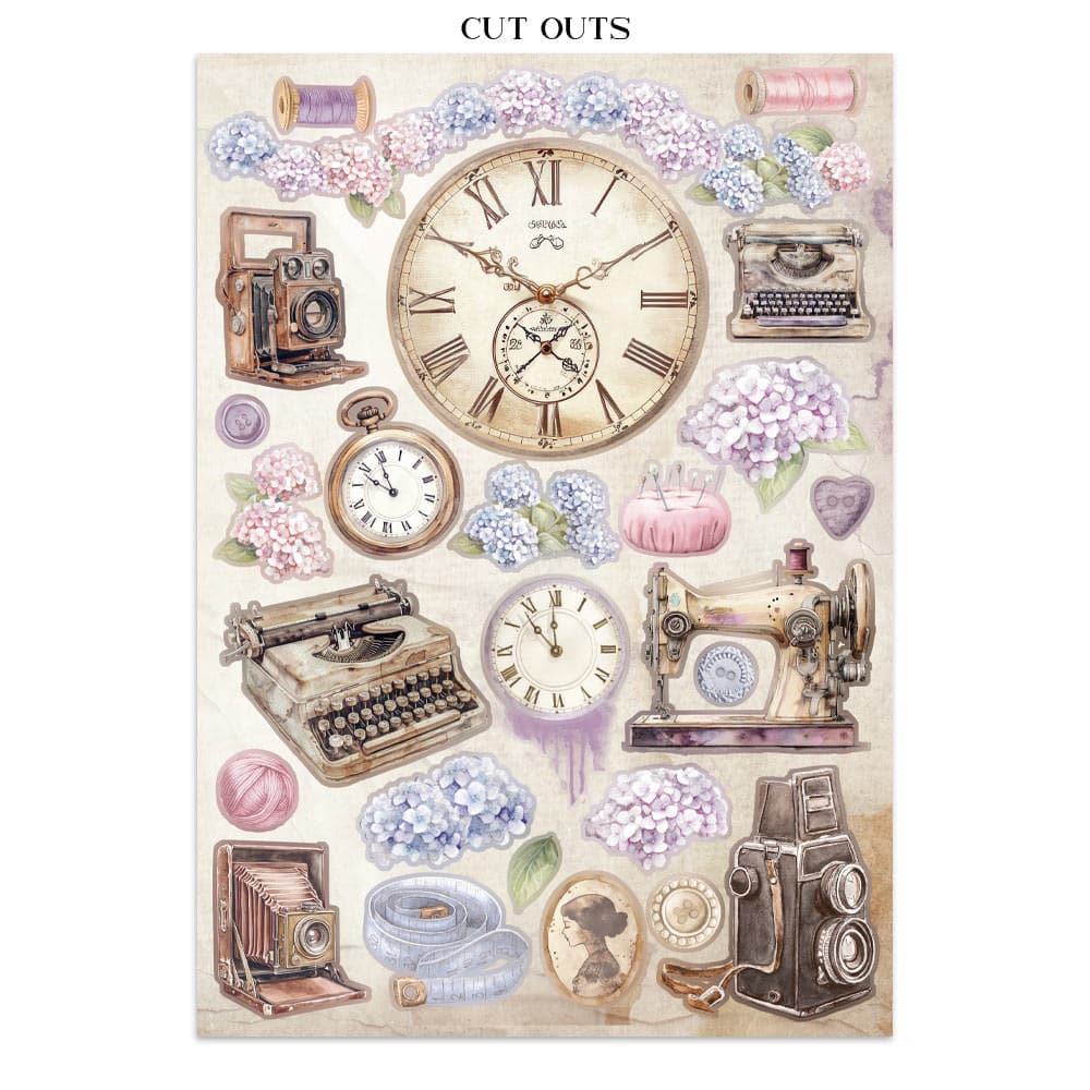 Junk Journal - Quiet Days - 3 - Stamperia - Tidformera