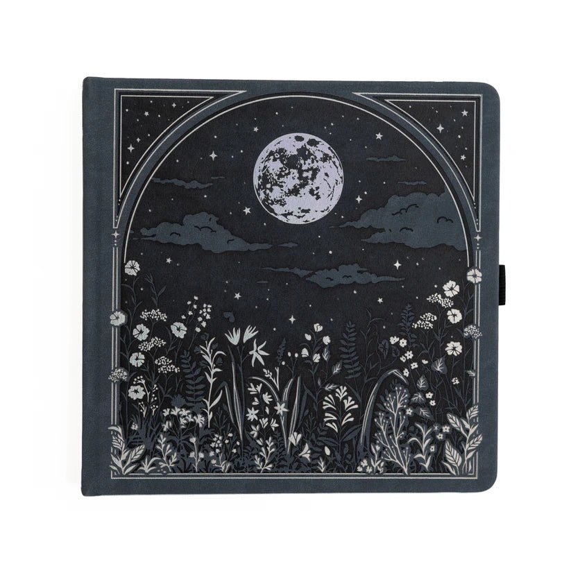 Junk Journal SQ - Moonlit Garden - 1 - Archer & Olive - Tidformera