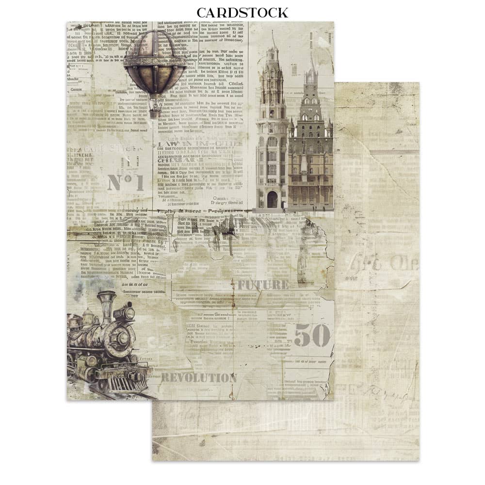 Junk Journal - Voyages Fantastiques - 13 - Stamperia - Tidformera