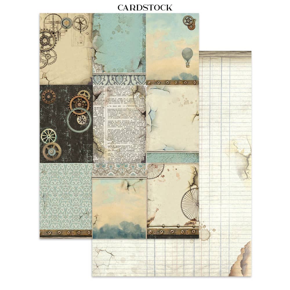 Junk Journal - Voyages Fantastiques - 12 - Stamperia - Tidformera