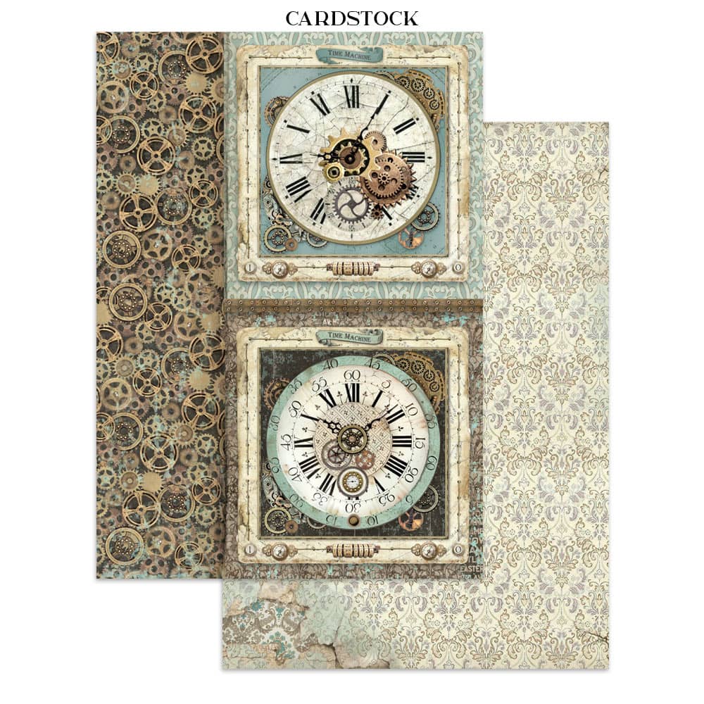 Junk Journal - Voyages Fantastiques - 8 - Stamperia - Tidformera