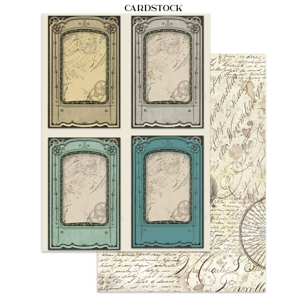 Junk Journal - Voyages Fantastiques - 17 - Stamperia - Tidformera