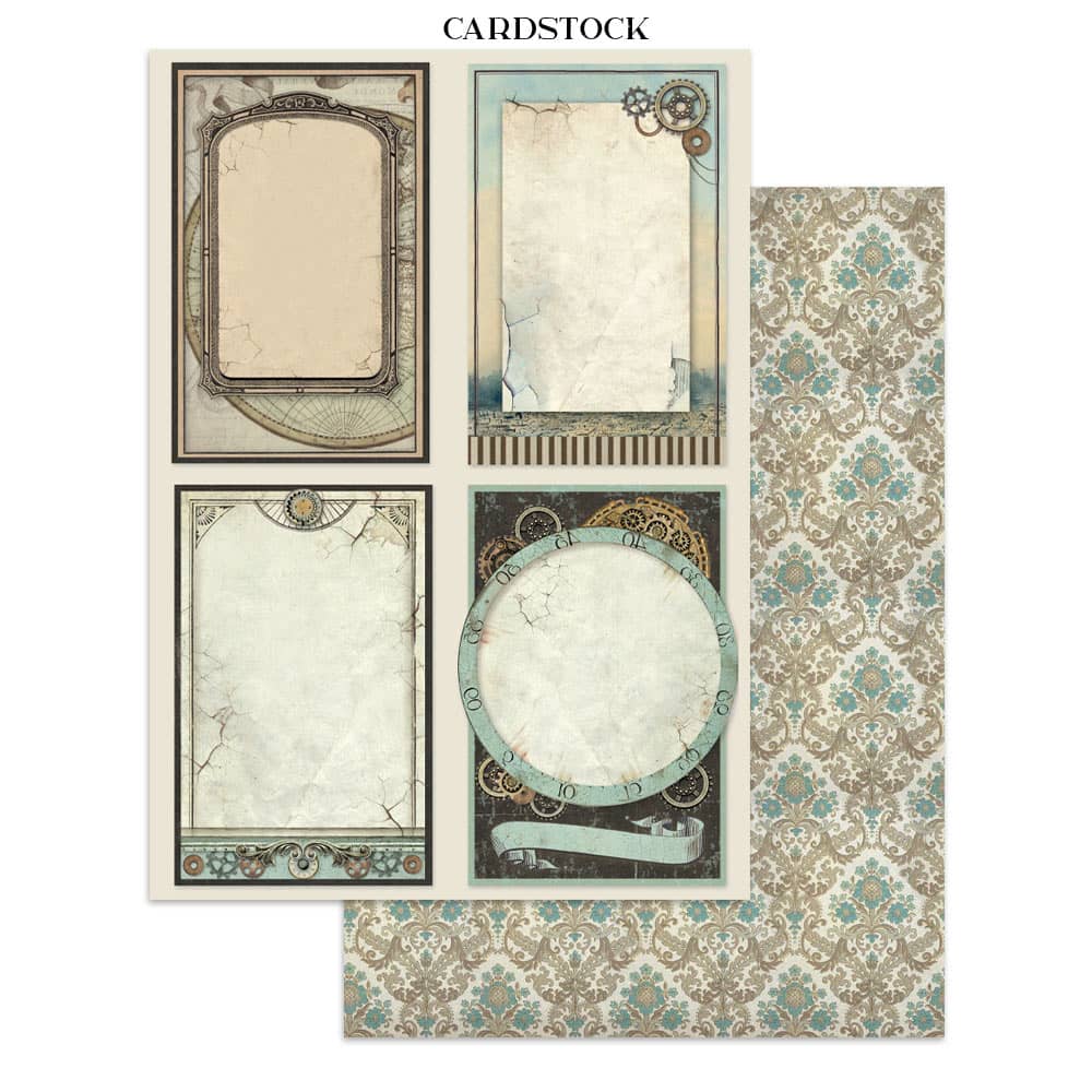 Junk Journal - Voyages Fantastiques - 16 - Stamperia - Tidformera