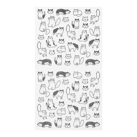 Kalenderstickers Djurtema - Cats - 2 - Midori - Tidformera