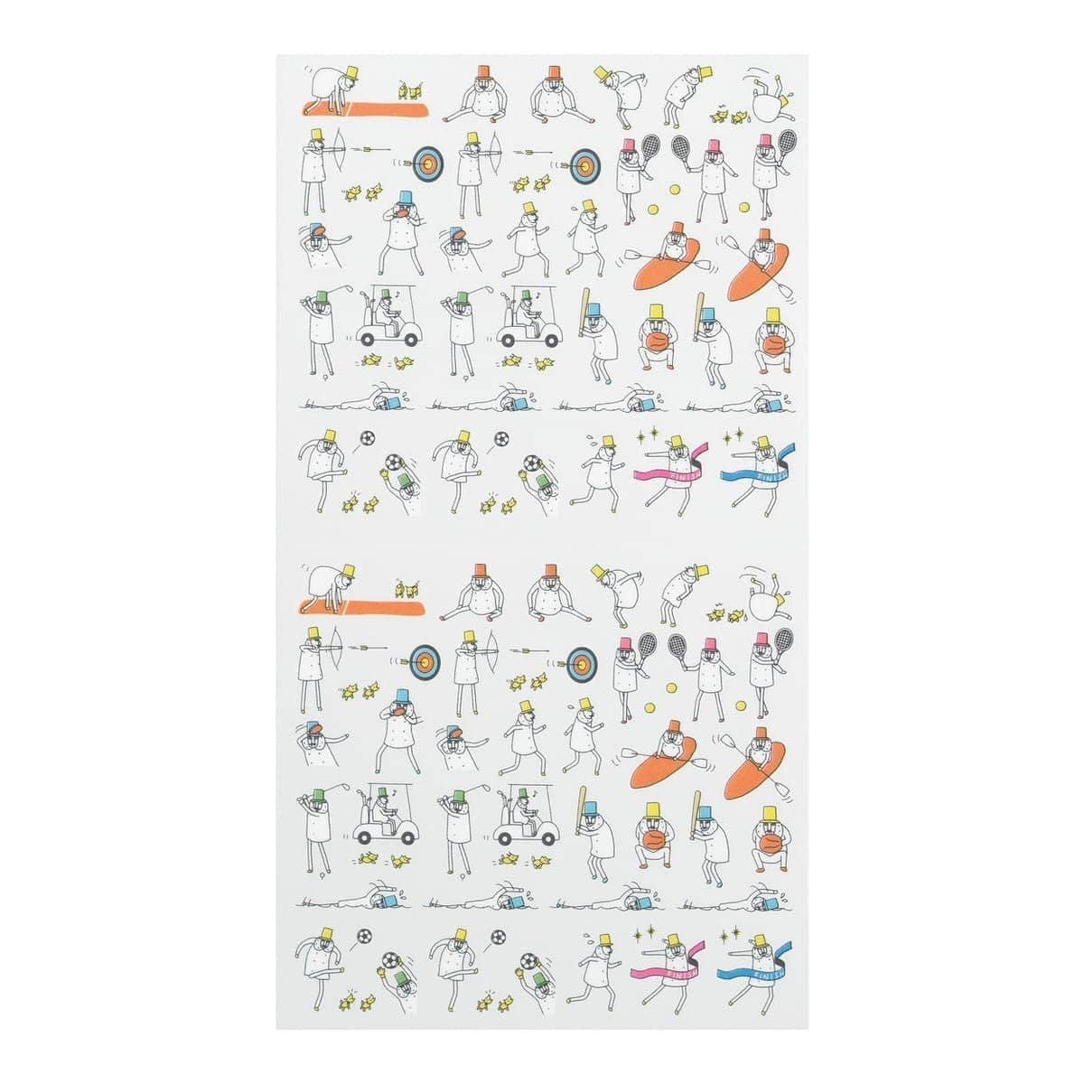 Kalenderstickers Midori Trackers - Ojisan - 2 - Midori - Tidformera