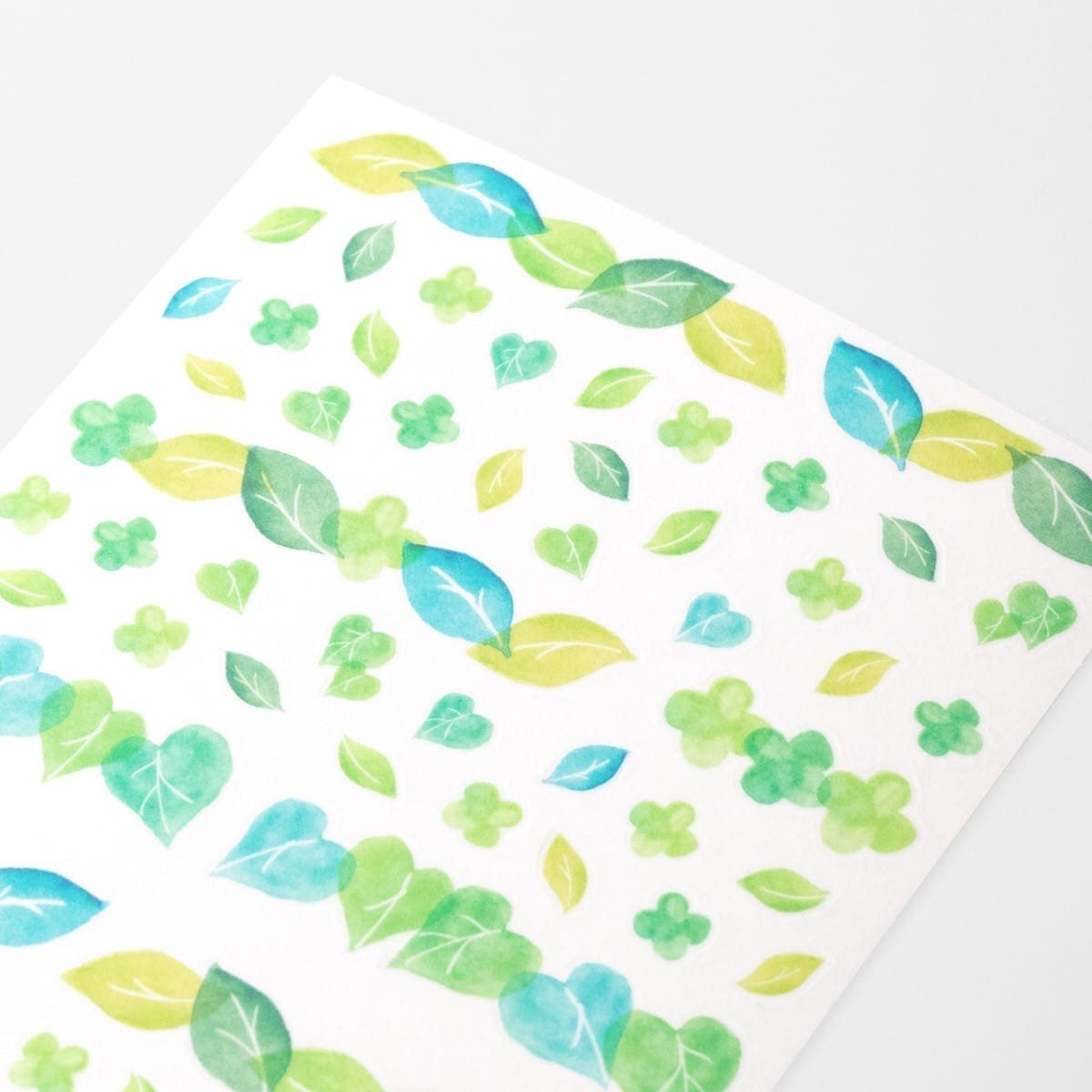Kalenderstickers Washi stickers Dekoration - Leaf - Midori - Tidformera