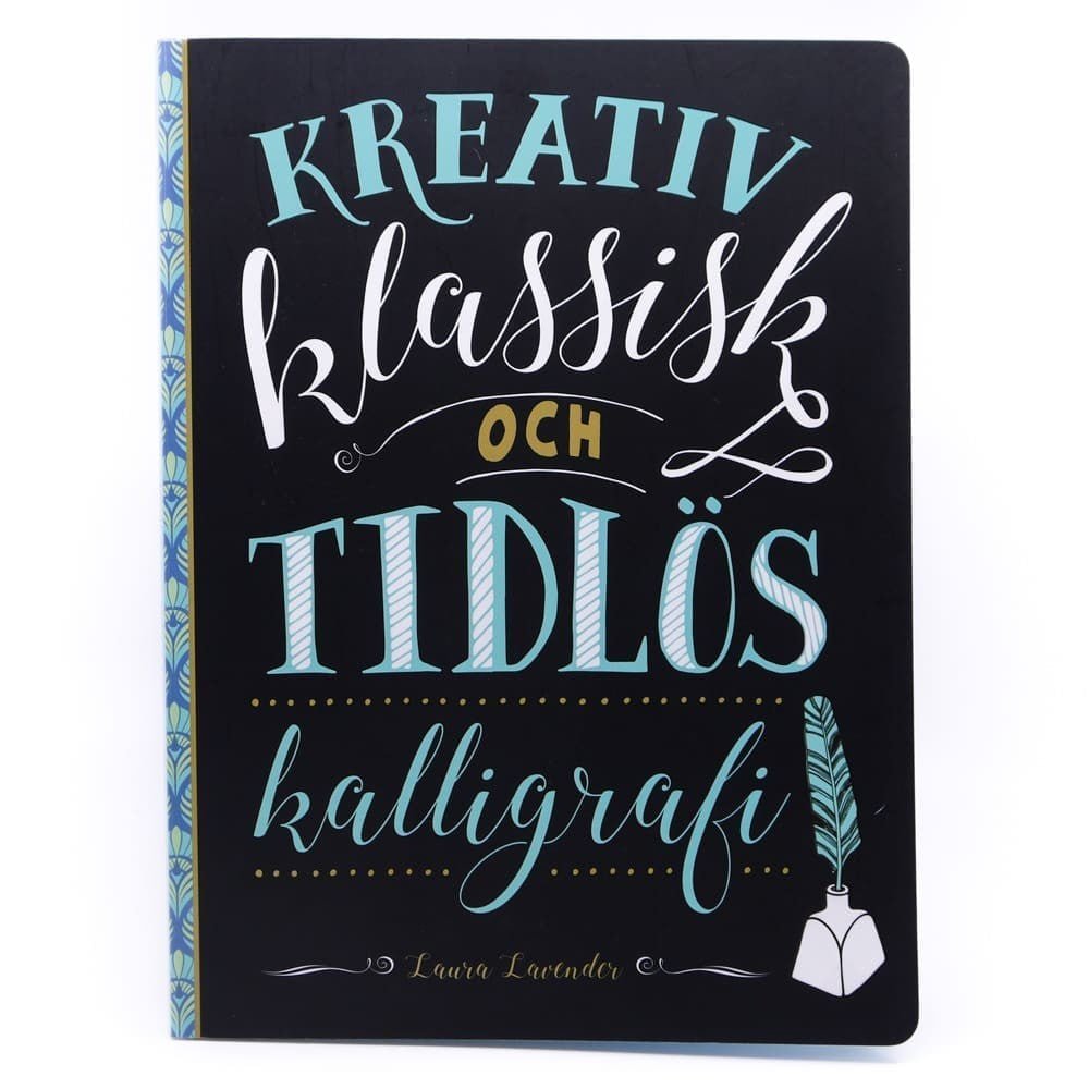 Kreativ klassisk och tidlös kalligrafi från Tukan. Framsidan av boken. - Tidformera