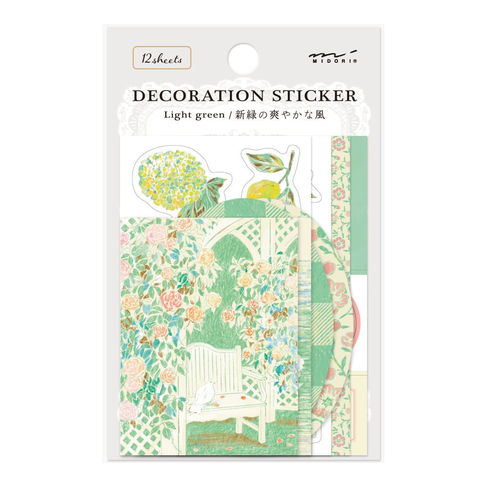 Limited edition Midori - Decoration sticker - Light green - Midori - Tidformera