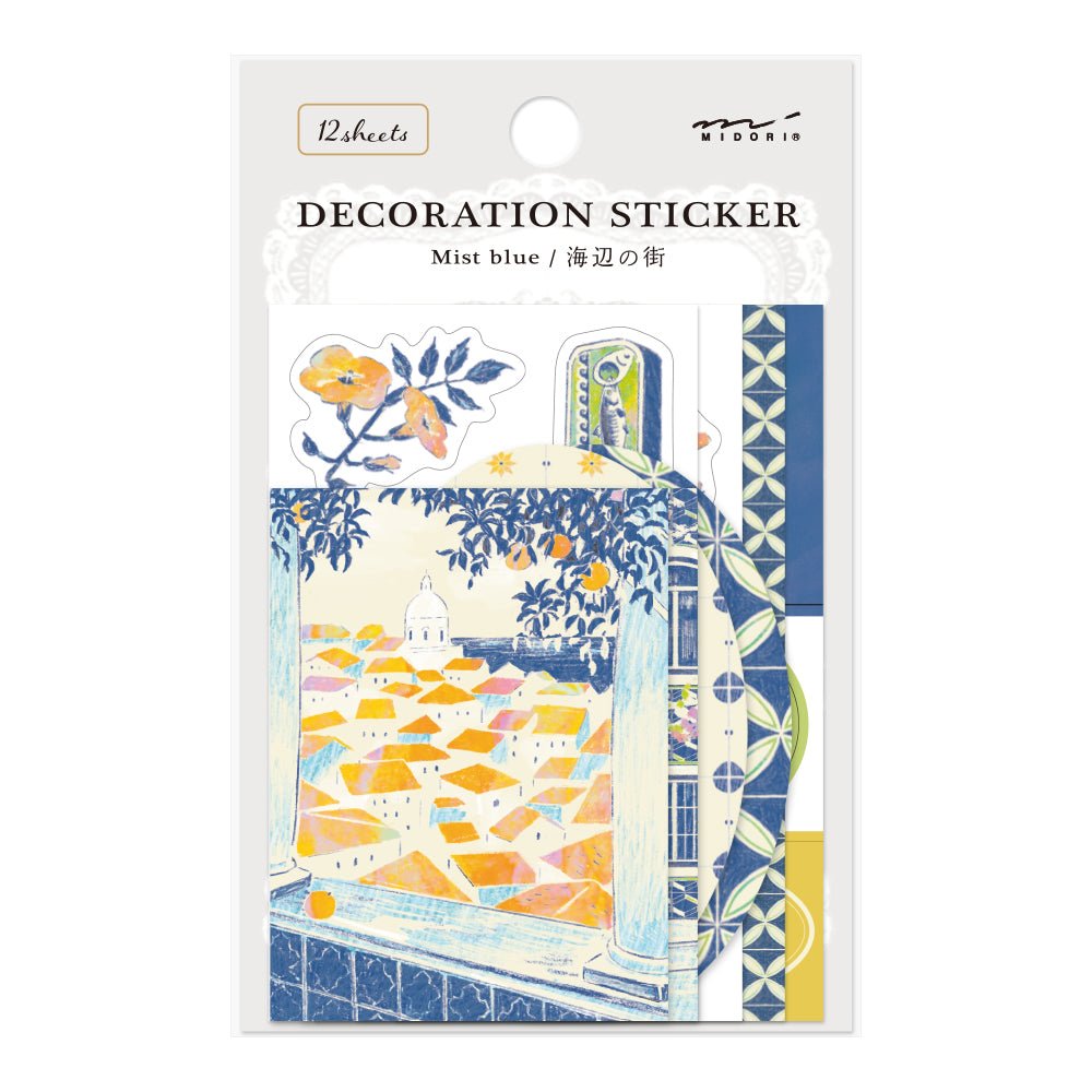 Limited edition Midori - Decoration sticker - Mist Blue - Midori - Tidformera