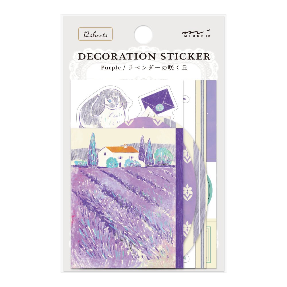Limited edition Midori - Decoration sticker - Purple - Midori - Tidformera