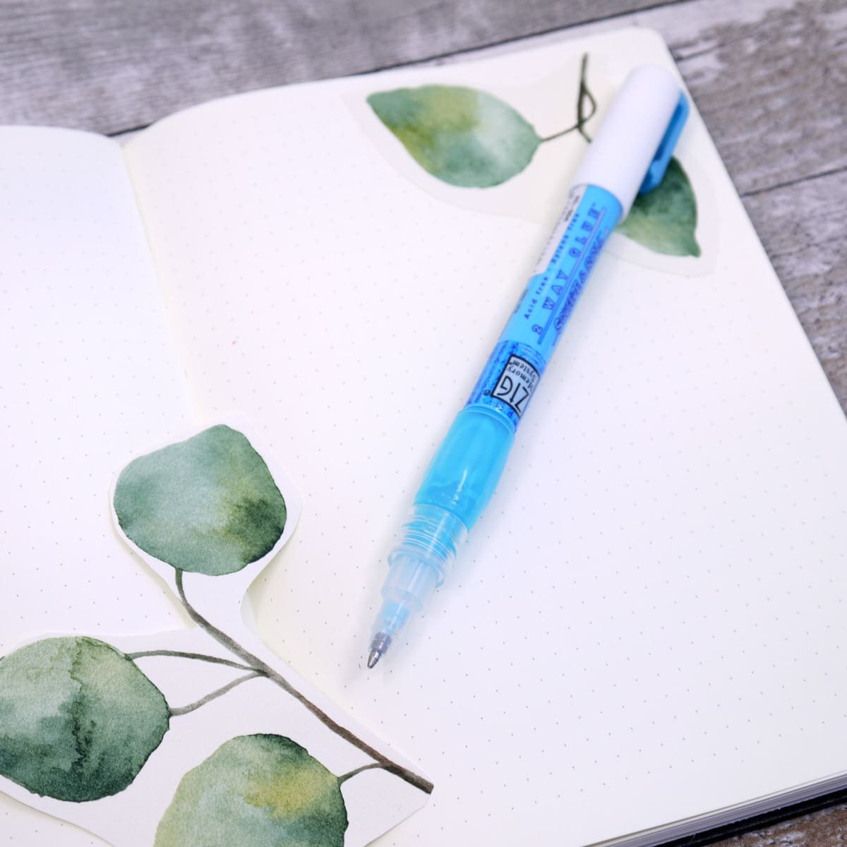 Limpenna 2 way glue - MSB - 15P 4 mm - 3 - ZIG Kuretake - Tidformera