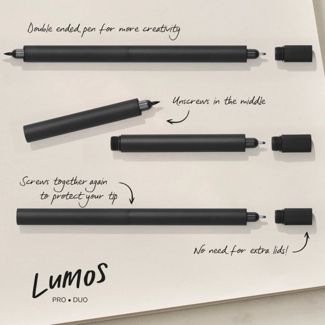 Lumos Pro Refillable Multi - Tip Pen - Duo Tip - Ivy - 7 - Tom's Studio - Tidformera